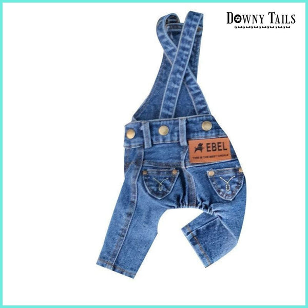 Pet Denim Suspenders
